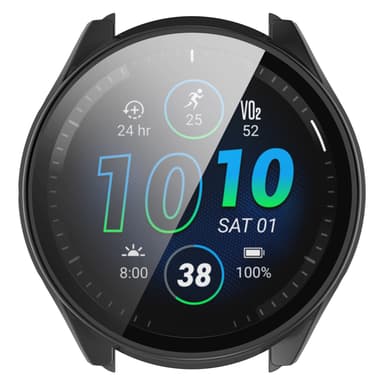 Smart urkasse med skærmbeskytter Sort Garmin Forerunner 965