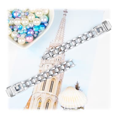 Bling rhinestone smart urrem slankt armbånd Sølv Fitbit Inspire 1 / Inspire 2 / Inspire HR / Inspire 3