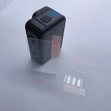 Skærmbeskytter hærdet glas 3-delt Gennemsigtig Gopro Hero 10
