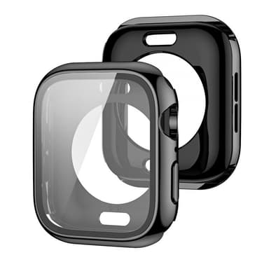 INF Smart urkasse med skærmbeskytter Sort Apple Watch 7 / 8 45 mm