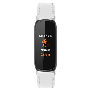 Urrem fint ægte læder Hvid Fitbit Inspire 2 / Inspire 3