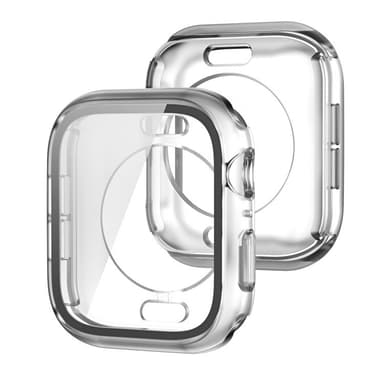Smart urkasse med skærmbeskytter Gennemsigtig Apple Watch 7/8 49 mm