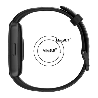 Klockarmband silikon Sort Keep B3