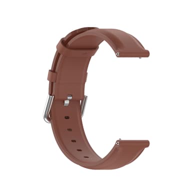 INF Urrem i ægte læder Brun 20 mm Samsung Galaxy Watch 5/5 Pro/4/4 Classic/3 41 mm, Huawei Watch GT3 42 mm/GT2 42 mm, Huami Amazfit GTR 4 Mini/3/2 Mini, Garmin Forerunner 245/245 Music