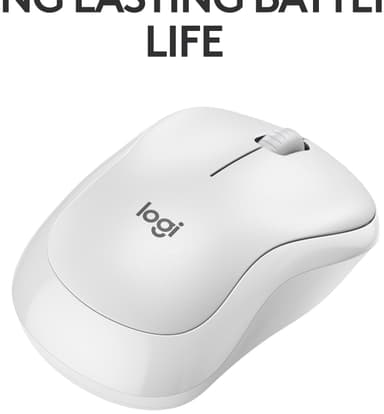 Logitech M240 Silent Bluetooth trådløs mus (hvid)