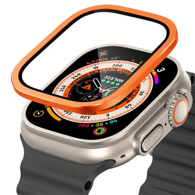 Smart klockfodral med skärmskydd Orange 49 mm Apple Watch 8