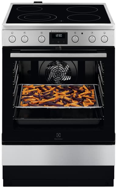 Electrolux komfur LKR66040NX (rustfrit stål)