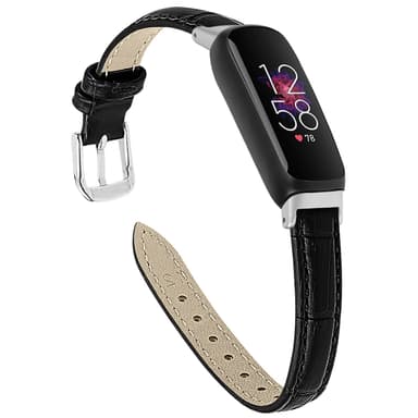 Klockarmband PU-läder Sort Fitbit Inspire / Inspire 2 / Inspire 3 / Inspire HR