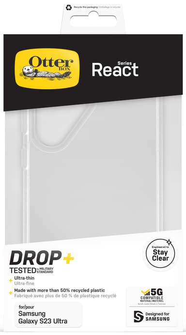 OtterBox React Samsung Galaxy S23 Ultra cover