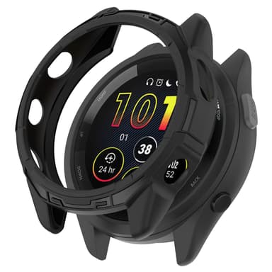 Smartwatch skyddsfodral TPU Sort Garmin Forerunner 265S
