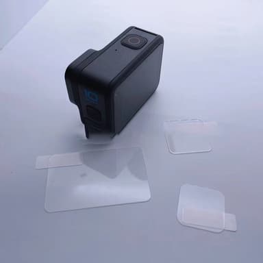 Skærmbeskytter hærdet glas 3-delt Gennemsigtig Gopro Hero 10