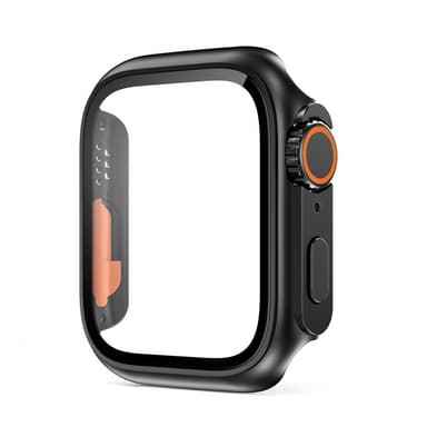 Smart klockfodral med skärmskydd Sort Apple Watch S8 44 mm