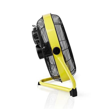 Gulv Ventilator | 300 mm | 3-Hastighed | Vipbar | Gul / Sort