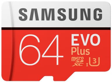 Samsung Evo Plus Micro SDXC UHS-3 kort 64 GB