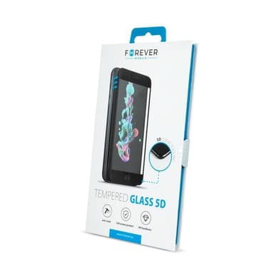 Forever 5D Skärmskydd i härdat glas till iPhone 11/iPhone XR - Svart ram