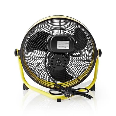 Gulv Ventilator | 300 mm | 3-Hastighed | Vipbar | Gul / Sort