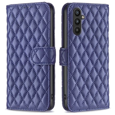 SKALO Samsung A34 5G BINFEN COLOR Quiltet Pung - Blå