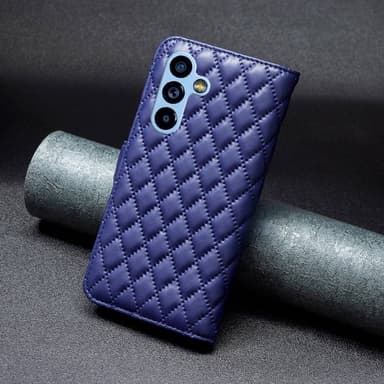 SKALO Samsung A54 5G BINFEN COLOR Quiltet Pung - Blå