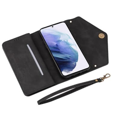 SKALO Samsung A54 5G Evelope Clutch 8-RUM - Sort