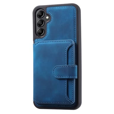 SKALO Samsung A54 5G PU-læder Cover med Pung - Blå
