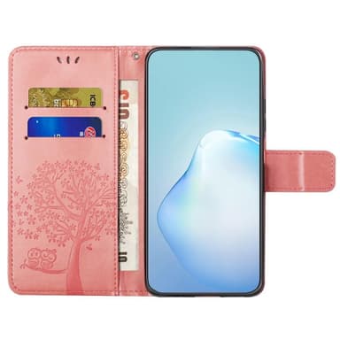 SKALO Samsung A14 4G/5G Owl Tree Flip Cover - Pink
