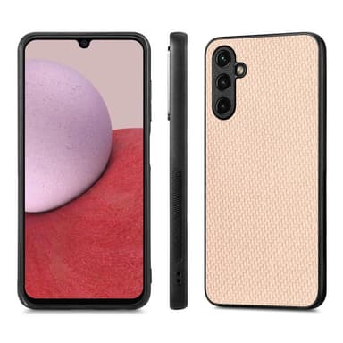 SKALO Samsung A14 4G/5G Carbon Fiber TPU cover - Khaki