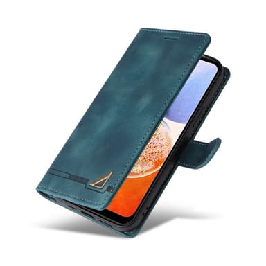 SKALO Samsung A54 5G Flip Cover m. pung i PU-læder - Grøn