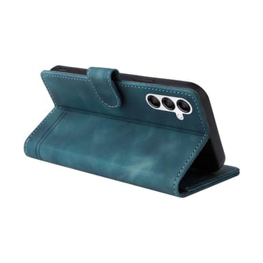 SKALO Samsung A54 5G Flip Cover m. pung i PU-læder - Grøn