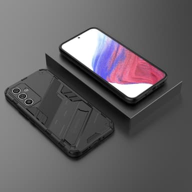 SKALO Samsung A54 5G Hybrid BIBERCAS Cover - Sort
