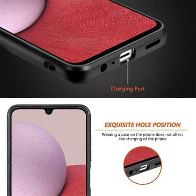 SKALO Samsung A14 4G/5G Snakeskin PU-læder Hybrid Cover - Grøn