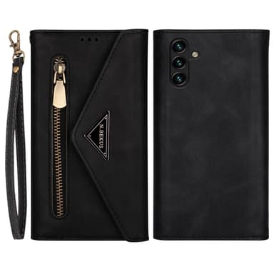 SKALO Samsung A54 5G Evelope Clutch 8-RUM - Sort