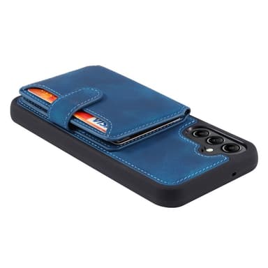 SKALO Samsung A54 5G PU-læder Cover med Pung - Blå