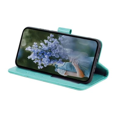 SKALO Samsung A14 4G/5G Mandala Flip Cover - Turkis