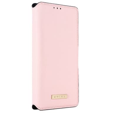 SKALO Samsung A14 4G/5G MUXMA Saffiano PU-læder Pungetui - Pink