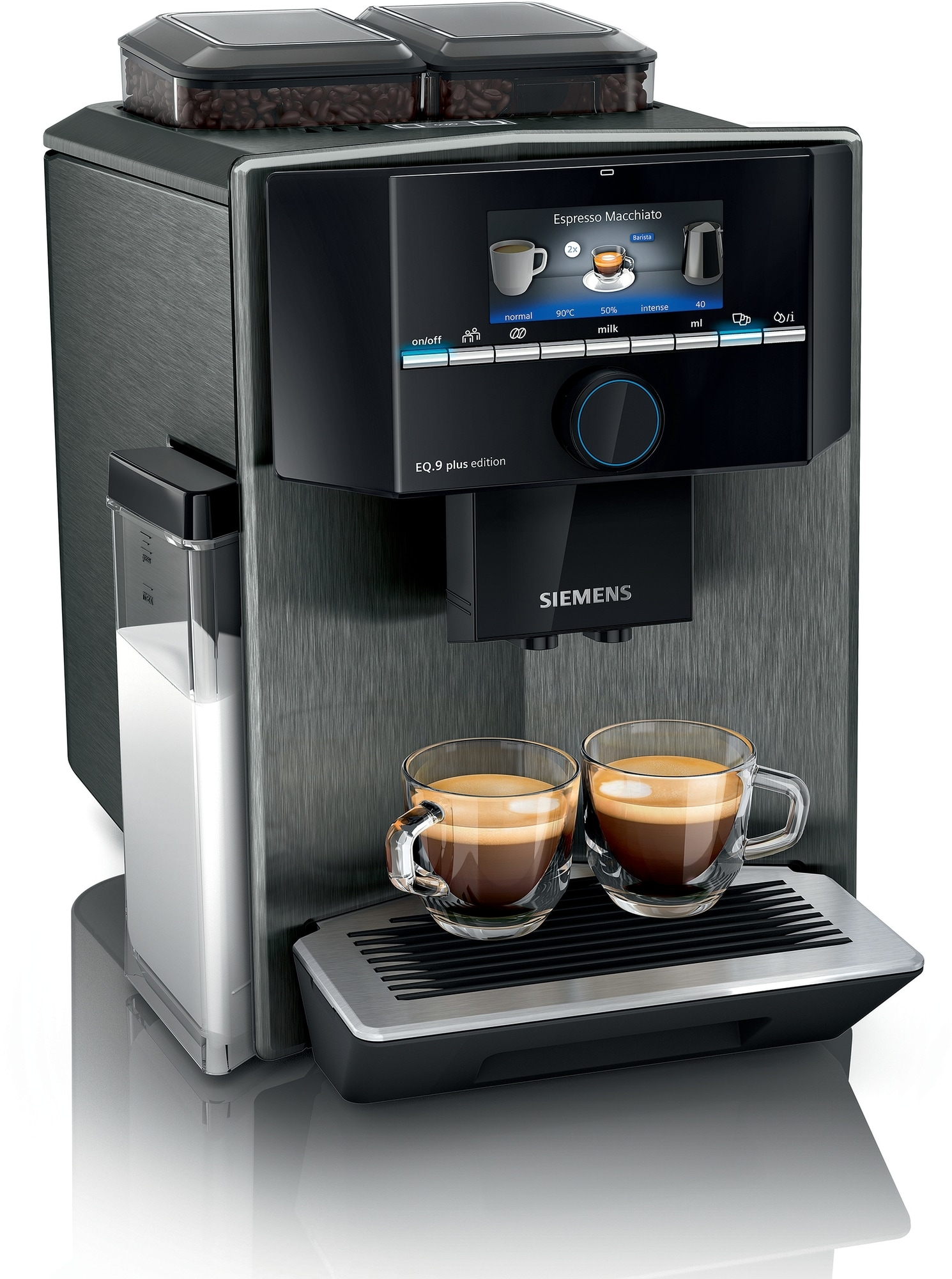 Siemens EQ9+ Smart espressomaskine TI9573X5RW thumbnail