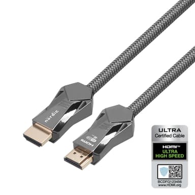 filter hagl Menagerry NORDIC CERTIFICEREDE KABLER 2m Ultra High Speed ​​​​HDMI 2.1 8K 60Hz 4K  120Hz 48Gbps Dynamic HDR eARC VRR Nylon flettet kabel forgyldt | Elgiganten