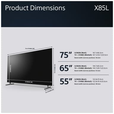 Sony Bravia 55" X85L 4K Full Array LED Smart TV (2023)