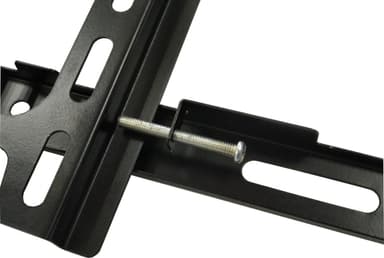 NÖRDIC vægbeslag til skærm/TV, 23""-49"", fast/fast, max 30 kg, VESA-kompatibel op til 300x300, sort