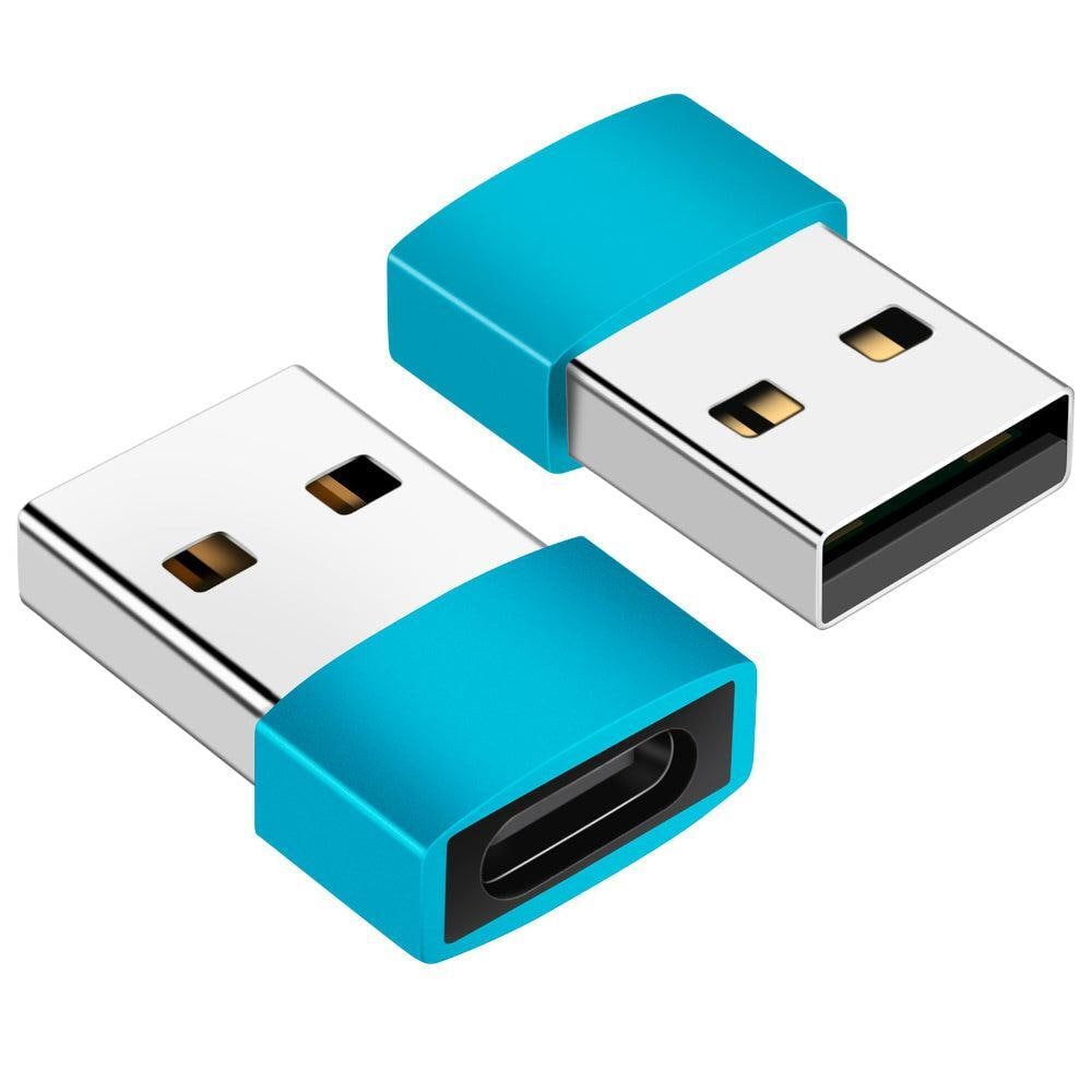 diskriminerende hack ambition Nerdic USB C til OTG USB En mini adapter metal blå | Elgiganten