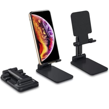 NÖRDIC Justerbart foldbart universal bordstativ til mobiltelefon tablets Iphone Ipad holder drejeligt mobilstativ