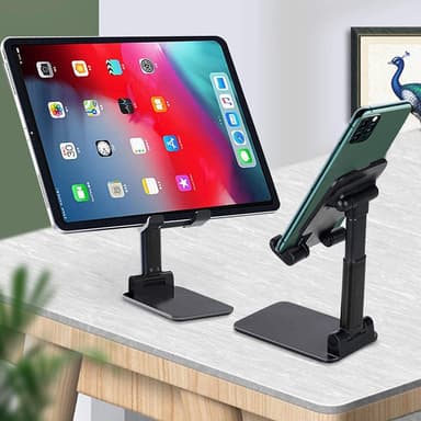 NÖRDIC Justerbart foldbart universal bordstativ til mobiltelefon tablets Iphone Ipad holder drejeligt mobilstativ
