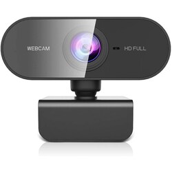 USB Webcam Fuld HD1080P 30FPS med mikrofon drejelig 360grader base og 45 grader tilt 2megapixel