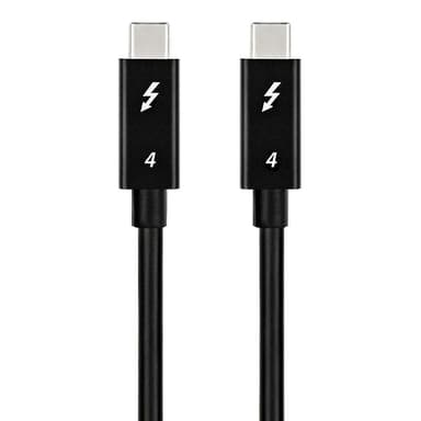 NÖRDIC 1,5 m Thunderbolt4 USB-C aktivt kabel 40Gbps 100W opladning 8K video kompatibel med USB 4 og Thunderbolt 3