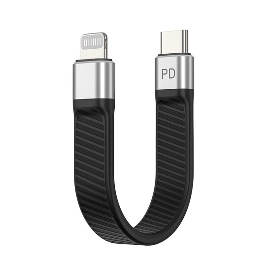 NÖRDIC kort kabel 14 cm USB-C til opladning PD18W chipsæt C94 | Elgiganten