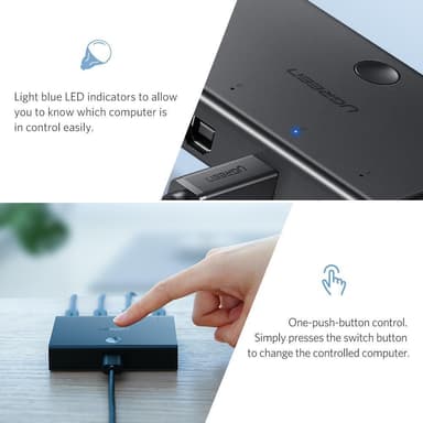 Ugreen USB 2.0 Switch 4 til 1