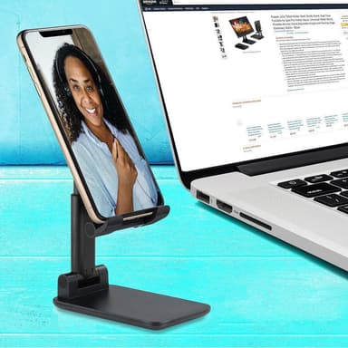 NÖRDIC Justerbart foldbart universal bordstativ til mobiltelefon tablets Iphone Ipad holder drejeligt mobilstativ