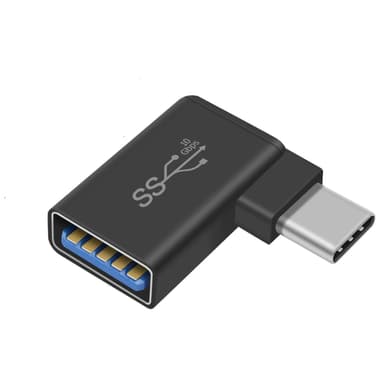 NÖRDIC USB-A 3.1 OTG hun til USB C han 5 Gbps Aluminium synkronisering opladning OTG USB-C adapter | Elgiganten