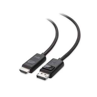 sorg vinkel hjul Cable Matters 1.8m Displayport 1.4 til HDMI 2.1 kabel 8K i 30Hz 4K i 144Hz  | Elgiganten