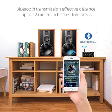 NÖRDIC Bluetooth 5.0 stereo audio-forstærker 192 kHz DAC digital til analog konverter 2x30W forstærker