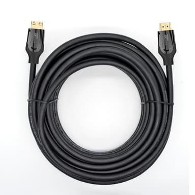 NÖRDIC 10m kabel HDMI 2.0 High Speed ​​med Ethernet 18Gbps 4Kx2K 60Hz UHD støtte til Dynamic HDR Dolby® Vision eARC Game Mode VVR
